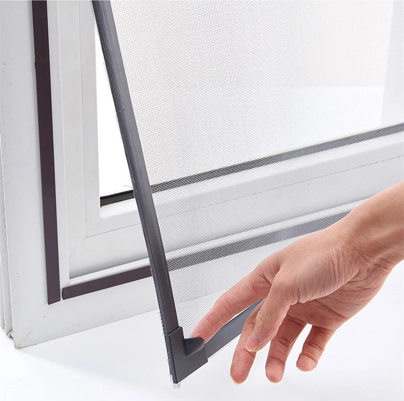 Magnetic mesh mosquiteras para ventana, invisible screen window,  household self-adhesive,simple mosquito net，Automatic shutdown