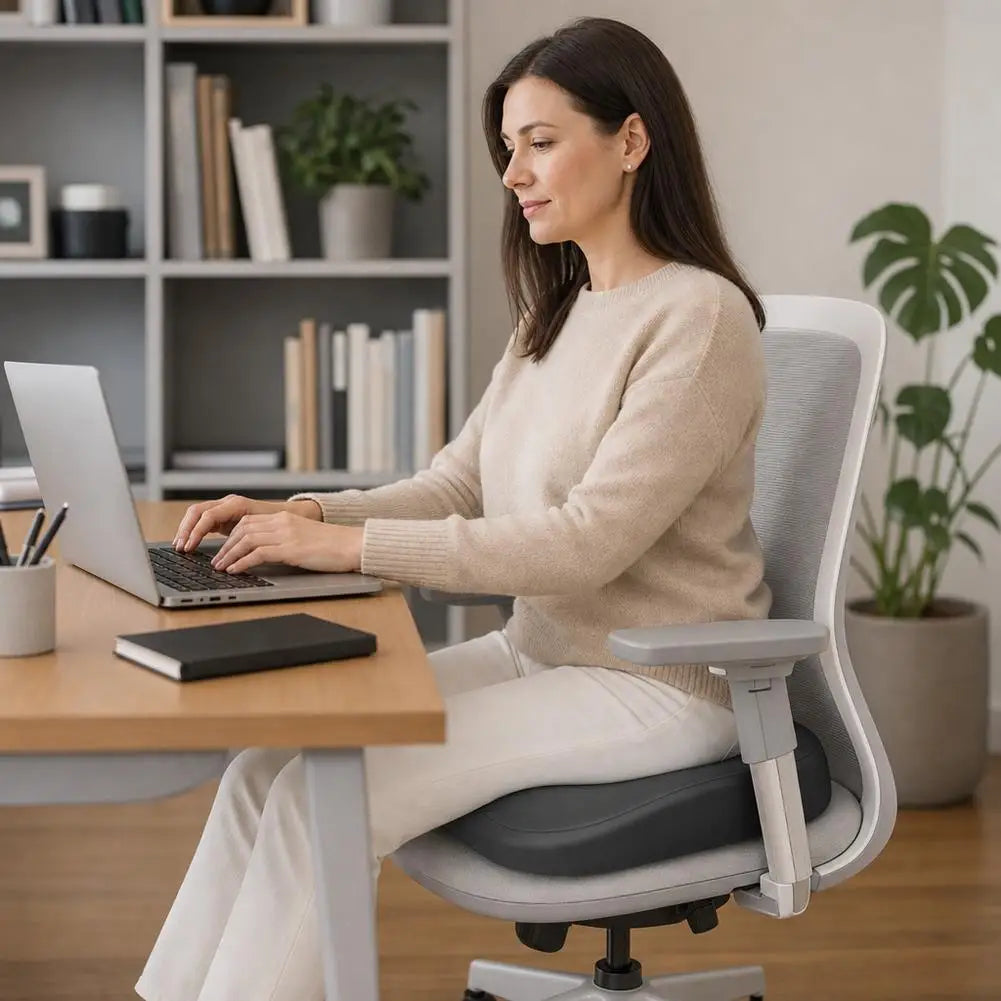 Memory Foam Seat Cushion Ergonomic Office Chair Pad Buttock Support Pillow Cushion For Long Sitting Student Desk Chair