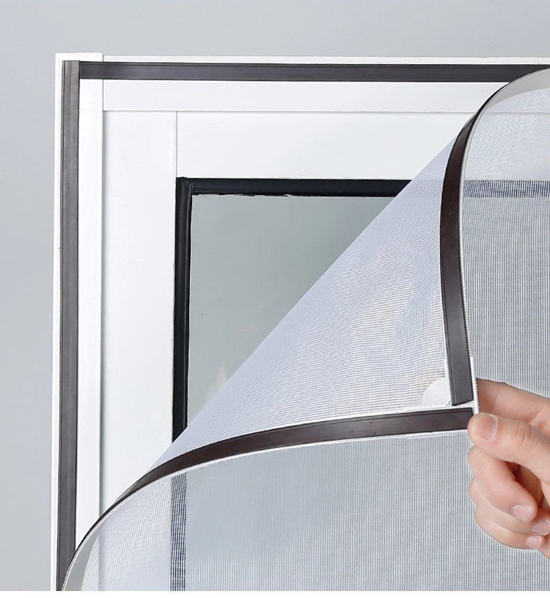 Magnetic mesh mosquiteras para ventana, invisible screen window,  household self-adhesive,simple mosquito net，Automatic shutdown