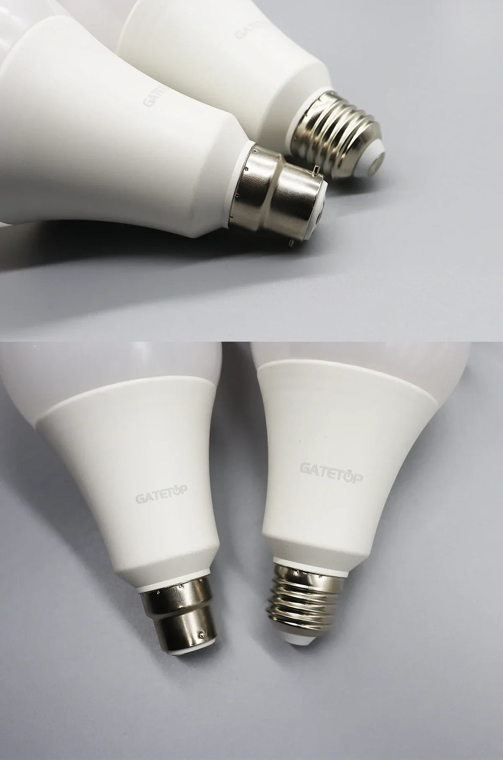 2Pack No Flicker LED Bulb Lamp B22 AC 220V 110V No Flicker 3W 8W 9W 12W 18W 24W Warm Lighting for Home Derection Lamparas Leds