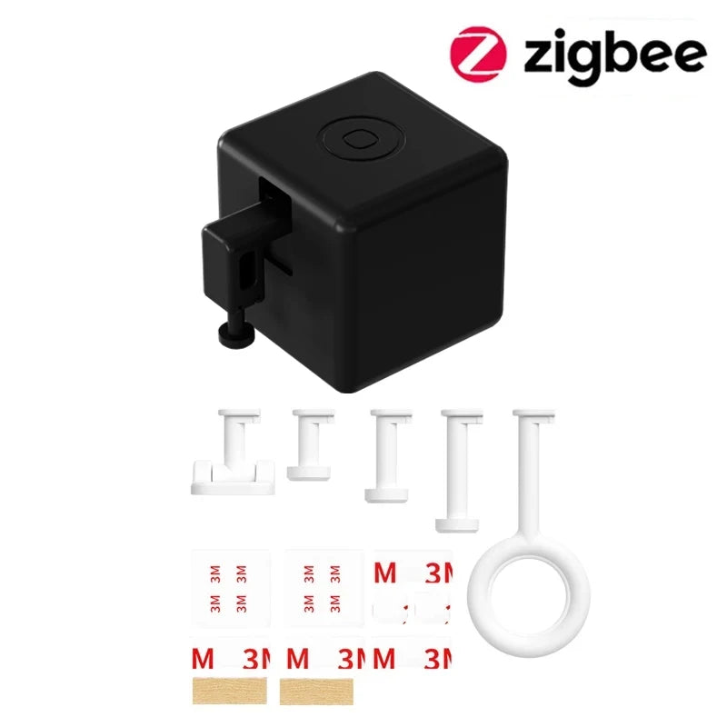 Tuya Zigbee Bluetooth Smart Touch Fingerbot Plus USB Rechargeable Switch Button Pusher Arm Fingerbot Via Alice Alexa Google Home