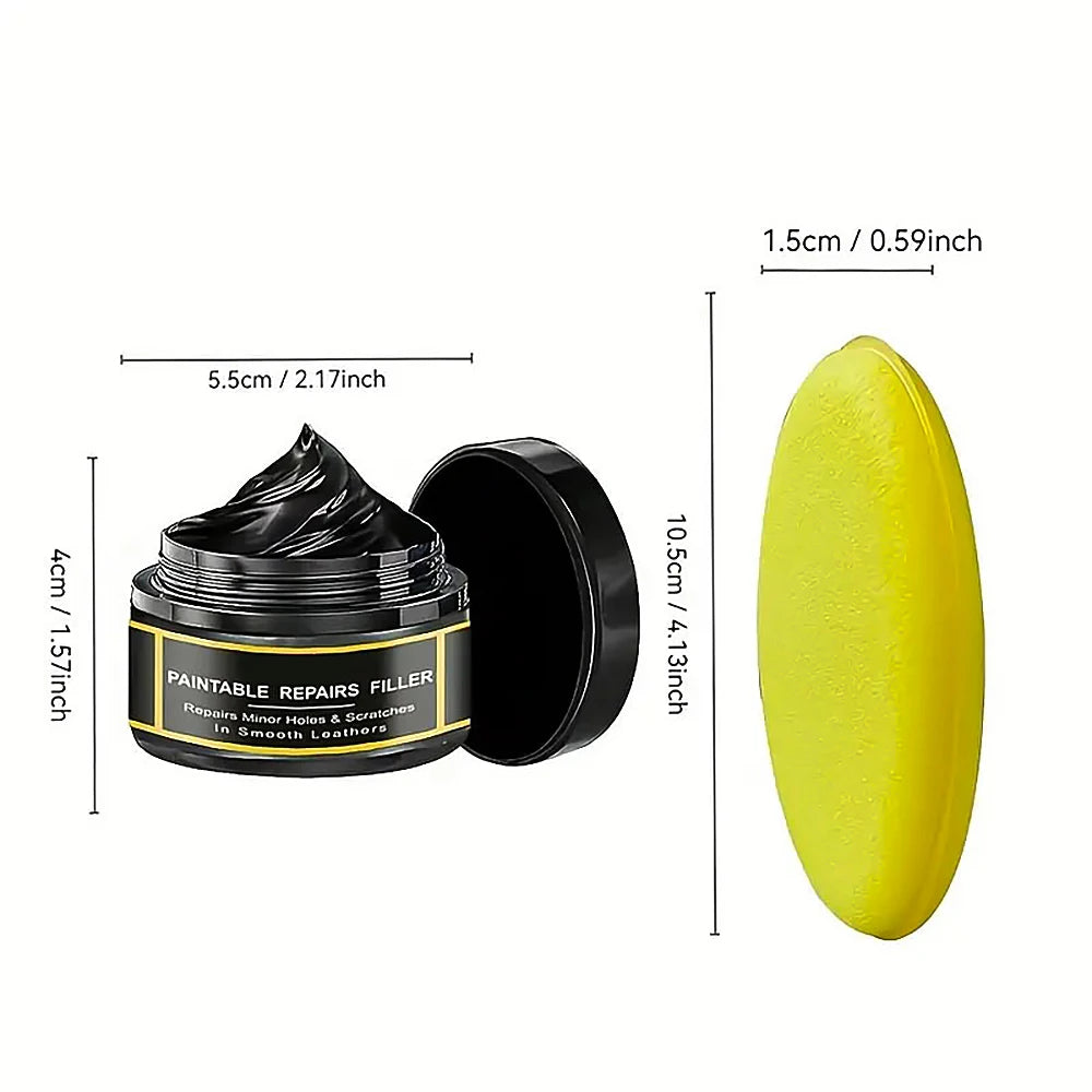 Auto Seat Steering Wheel Repair Cream Leather Plastic Refurbish Wax Car Interior Scratch Restoration Agent G478/*-！~