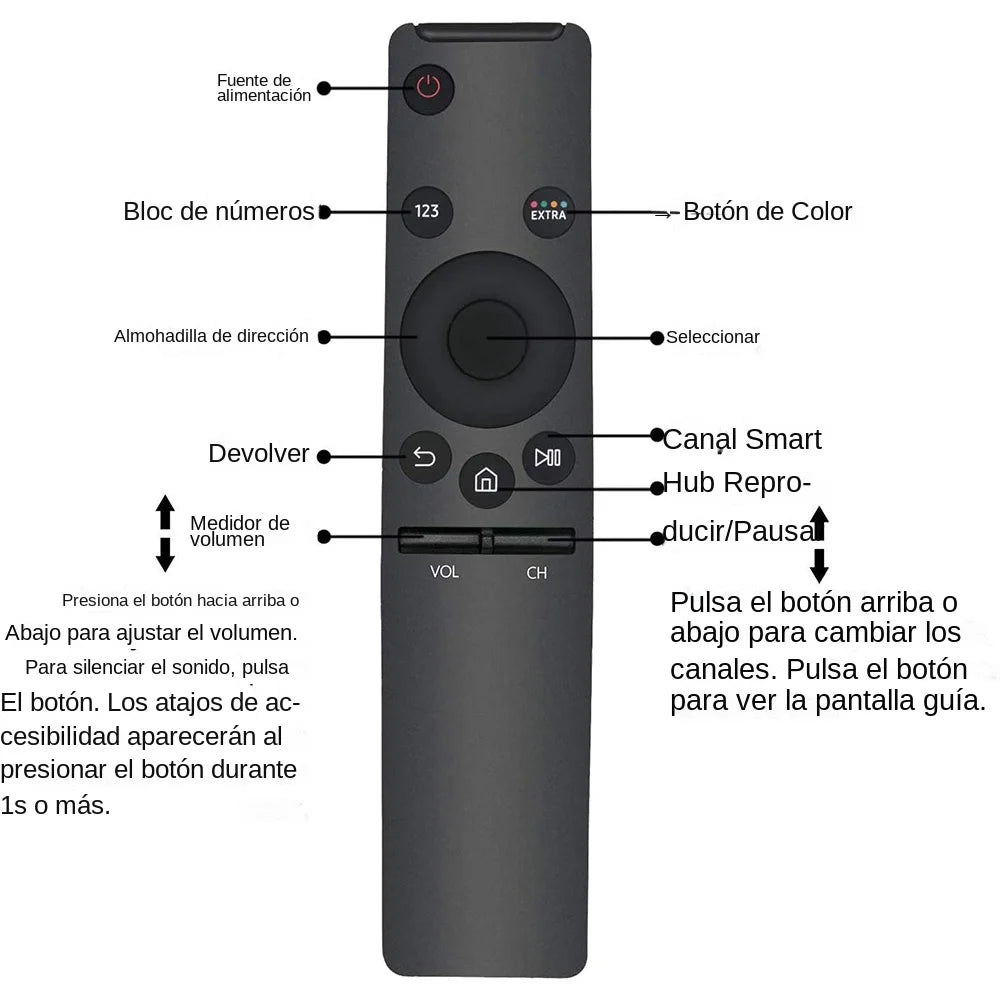 4K TV Remote Control For Samsung Smart Remote Control Replacement HD TV BN59-1358C BN59-1358D BN59-01350 BN59-01363 BN59-01260A