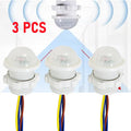 10/8/5/3/1PCS Motion Sensor 110V 220V Smart Switch Pir Infrared Motion Sensor Smart Home Human Body Automatic Sensor Night Lamp