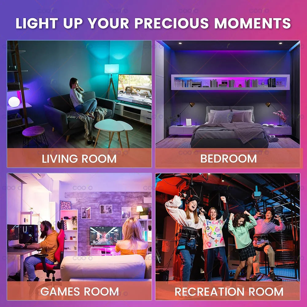 Tuya Wifi/Zigbee/Bluetooth Smart Led Light Bulb Alexa Led Lamp E27 RGB CW WW Smart Lamps For Alexa Google Assistant Smart Life
