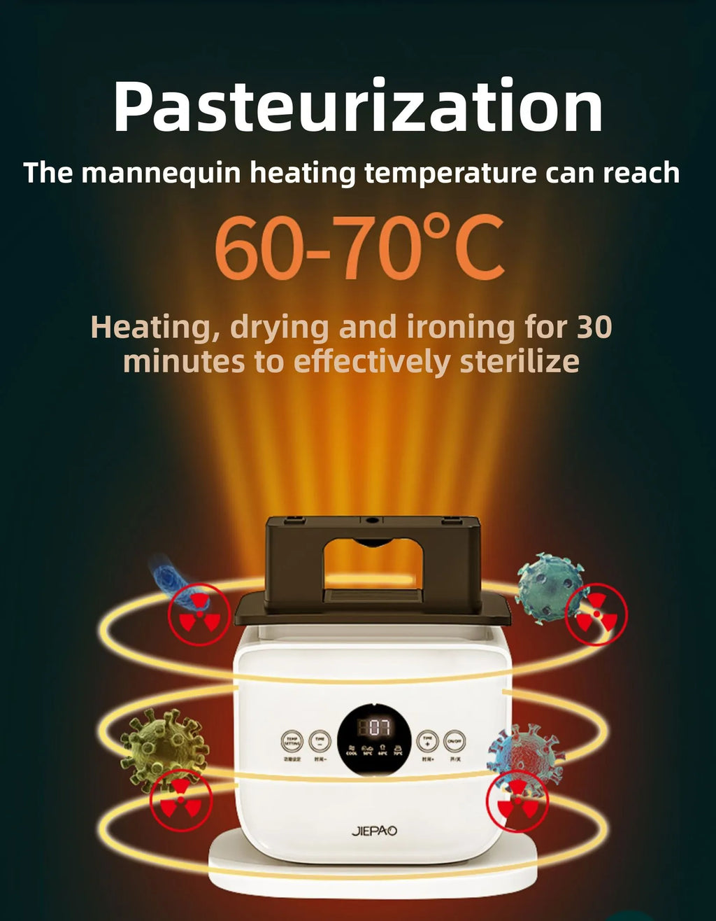Fully Automatic Human-Shaped Garment Steamer Iron Wrinkle Removal Clothes Care Machine Magic Dryer Shirt Garment Machine