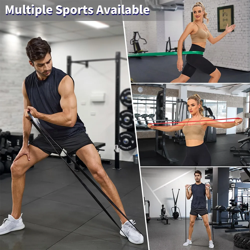 New Resistance Bands, Pull Up Assistance Bands, Exercise Bands for Men or Women Home Fitness, Body Stretching, Strength Training