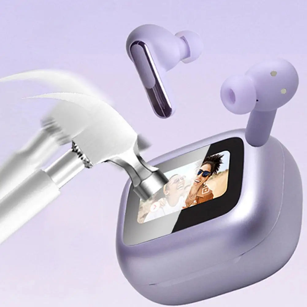 9H High-definition Explosion-proof Soft Film For JBL Live Beam 3 LCD Screen Intelligent Bluetooth Earphone Film Screen