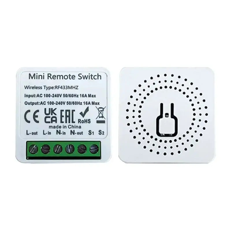Wireless Smart Switch Light 433MHz 1/2/3Gang 86 Wall Panel Switch with Remote Control Mini Relay Receiver for Home Led Light