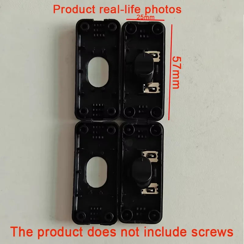 5 Pcs/lot Practical Classic Black Inline ON/OFF Table Lamp Desk Light Cord Cable Switches Electrical Accessories