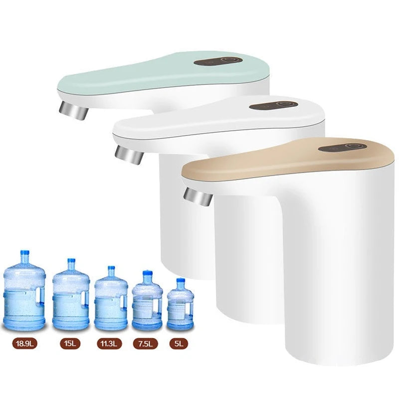 Electric Water Dispenser Automatic Mini Portable Barreled Water Pump USB Smart Charging Drinking Water for Home Kitchen Water
