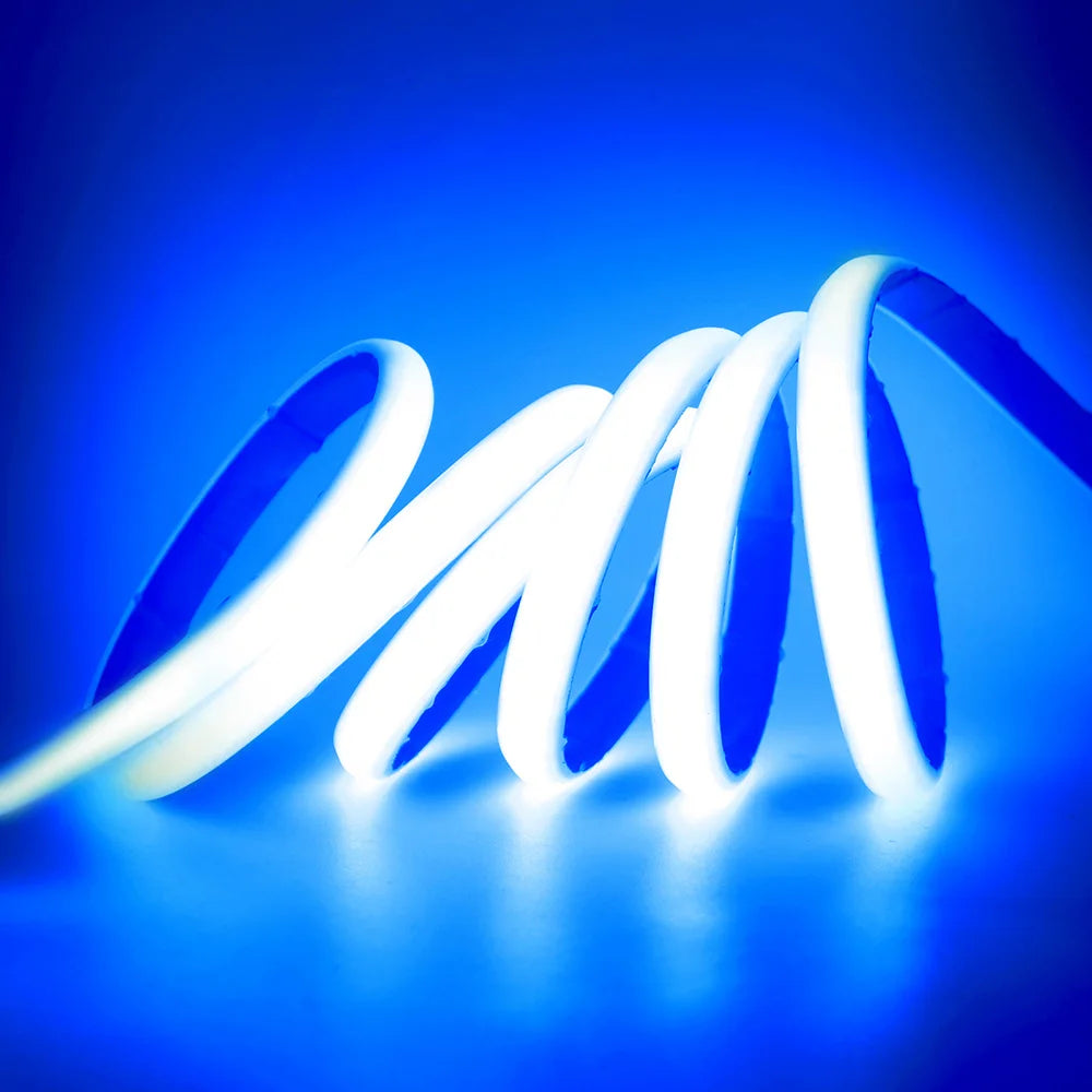 IP68 Waterproof COB LED Neon Strip Light 5m 10m 15m 20m 0.5m 12V 24V 320LED Flexible Tape Silicone Tube Lamp Liner Lighting RA90