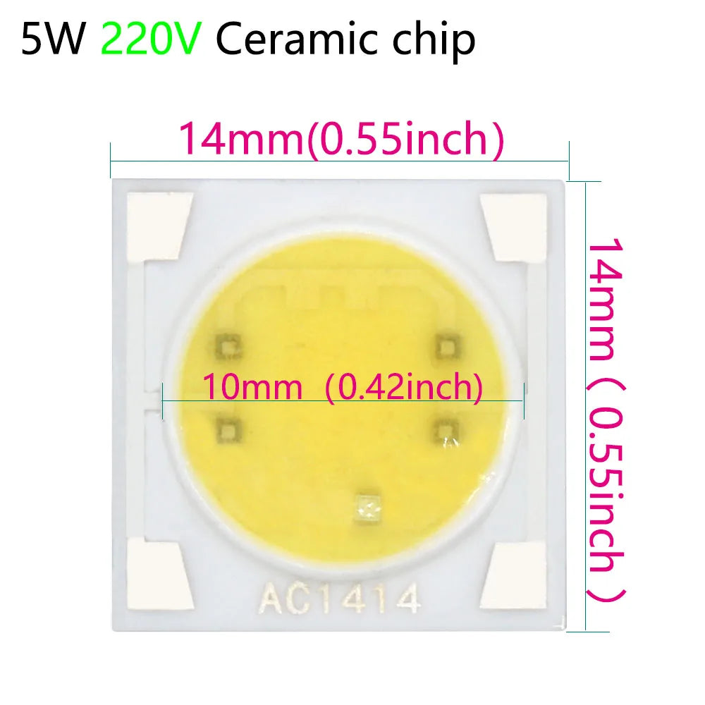 LED Chip COB 50W LED Bulb High Power LED 220V 10W 20W 30W 5W Light Bulbs Lamp 220V LED Matrix for Outdoor Floodlight Spotlight