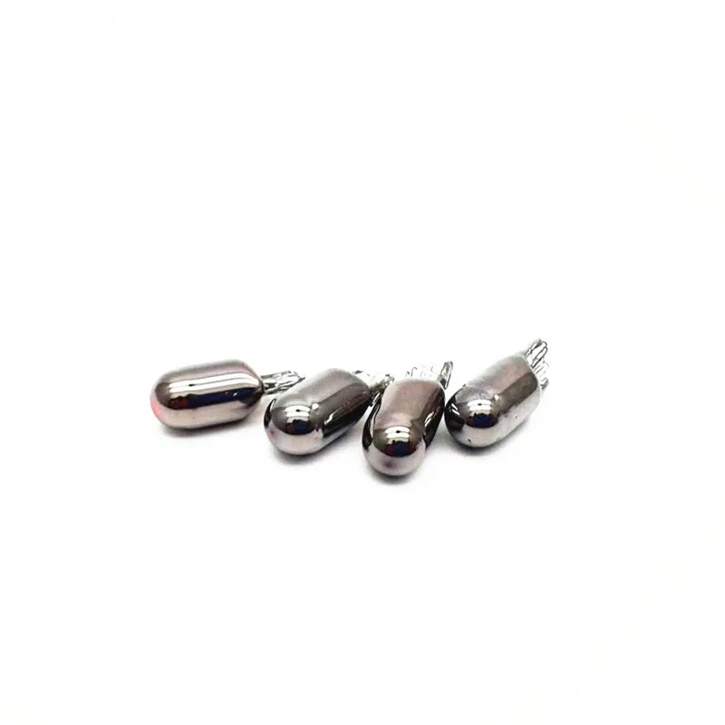 2pcs W5W T10 194 158 Silver Plated Chromium Car Halogen Lights 12V 5W Amber/Orange Lamp Instrument Reading Light Interior