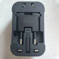 Universal AC power adapter with dual USB charging ports, universal travel plugs and sockets, EU-US AC power adapter