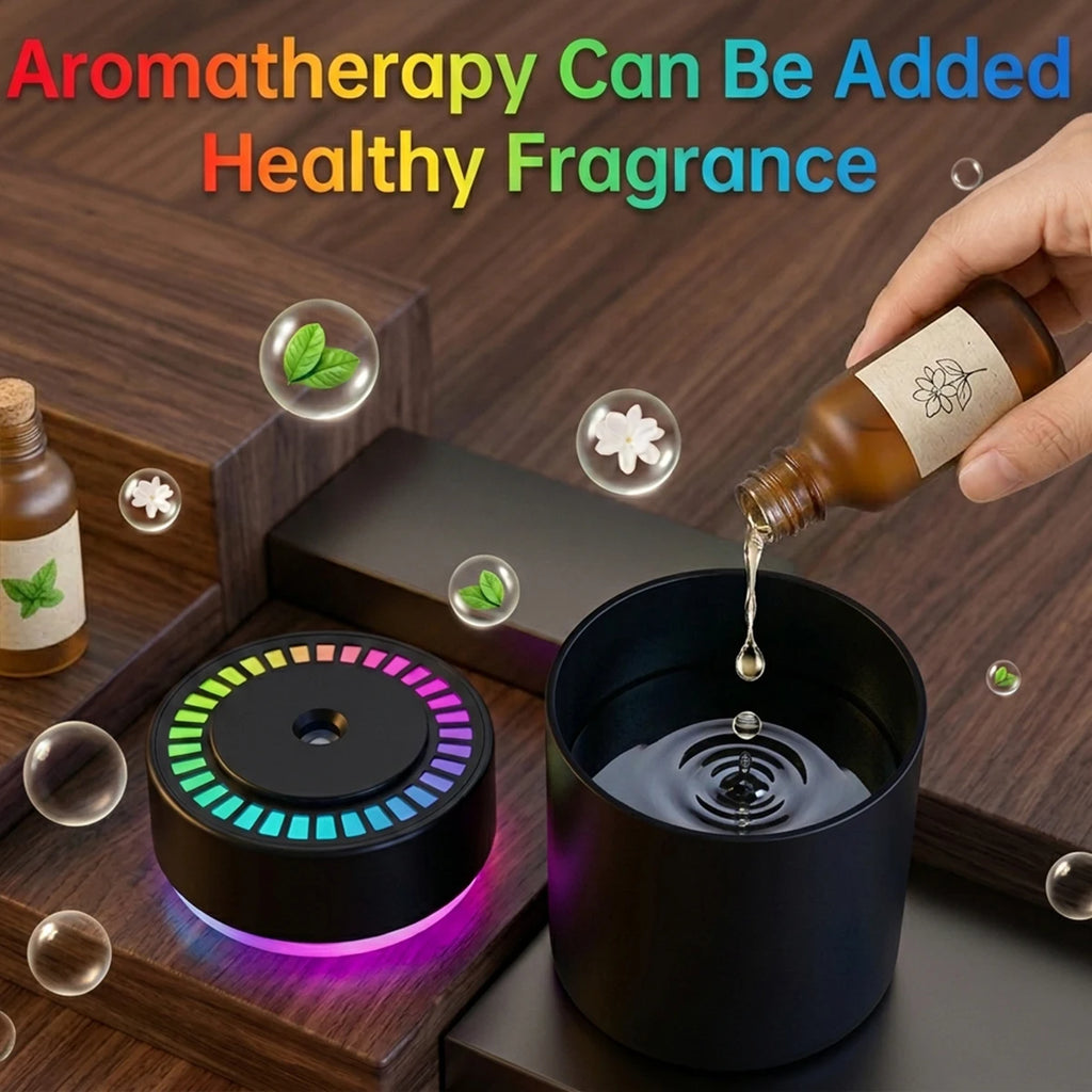 180ML Mini Air Humidifier USB Electric Aroma Diffuser Essential Oil Purifier Aromatherapy Mist Maker Lights For Car Home Bedroom