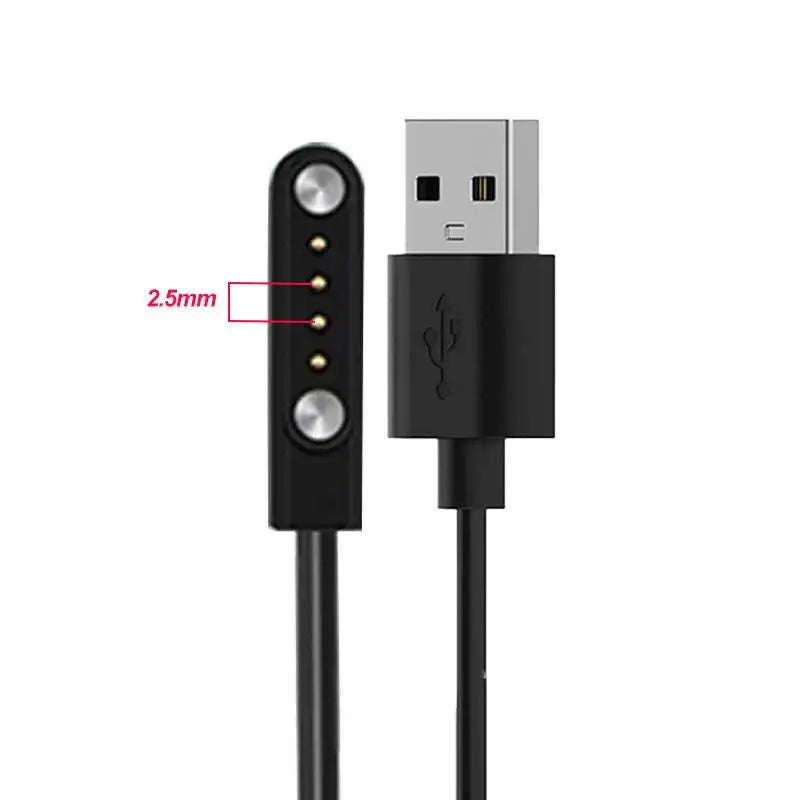 Universal Smart Watch Magnetic USB Dock USB Charging Cable For Adult/Kid Smart Watch Universal 2-Pin/4-Pin Strong Magnetic Kit