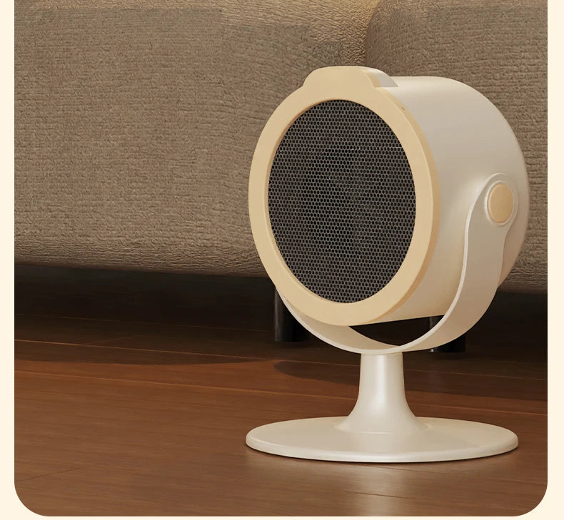 500W Electric Heater Quick Heating Compact 90° Adjustable Angle Portable Desktop Heater Silent Energy Efficient For Home Office