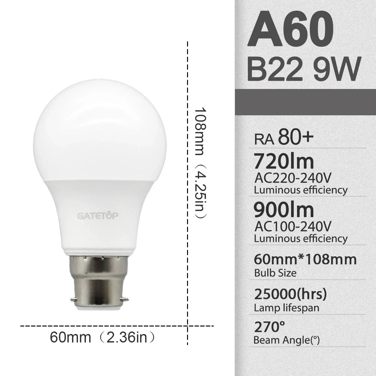 2Pack No Flicker LED Bulb Lamp B22 AC 220V 110V No Flicker 3W 8W 9W 12W 18W 24W Warm Lighting for Home Derection Lamparas Leds