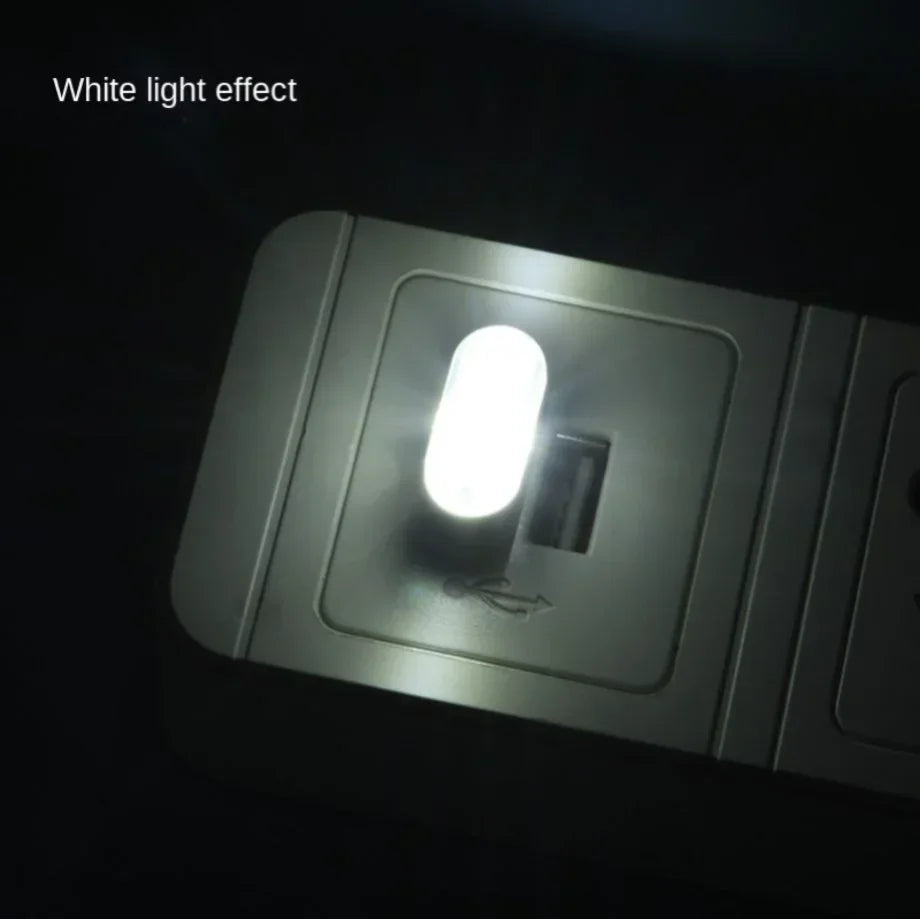Mini USB LED Atmosphere Lights Car Interior Neon Decorative Lamp Car Emergency Lighting Universal PC Portable Plug and Play