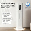 8L Smart Humidifier for Large Room, Ultra Quiet Mist Cooler with Auto Humidity Control, 360° Nozzle, Timer - Ideal For Home