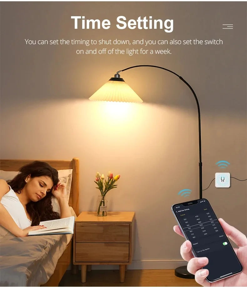 Smart Switch Mini Wifi Relay Breaker Siri Voice Control Wireless Switch Work With Apple Homekit Alexa Google Home