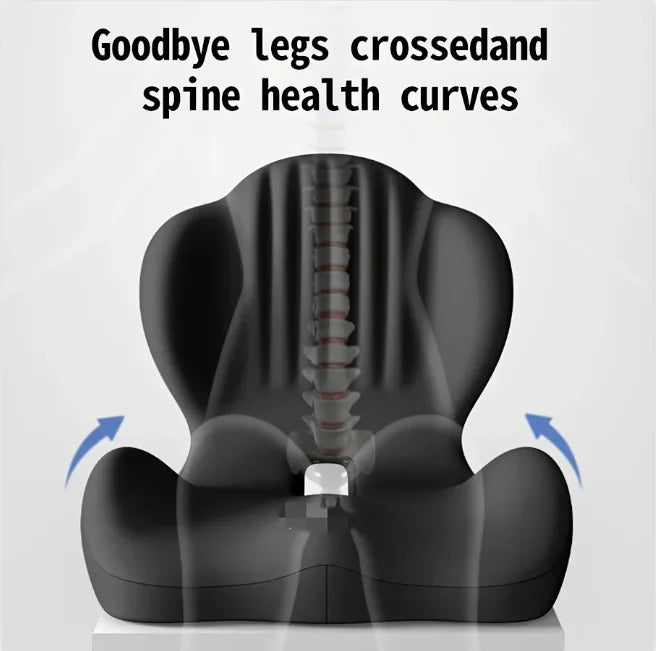 Seat Cushion for Office Chair Ergonomic Memory Foam Seat Cushion with Back Support for Stress Relief Lumbar Support Car Office