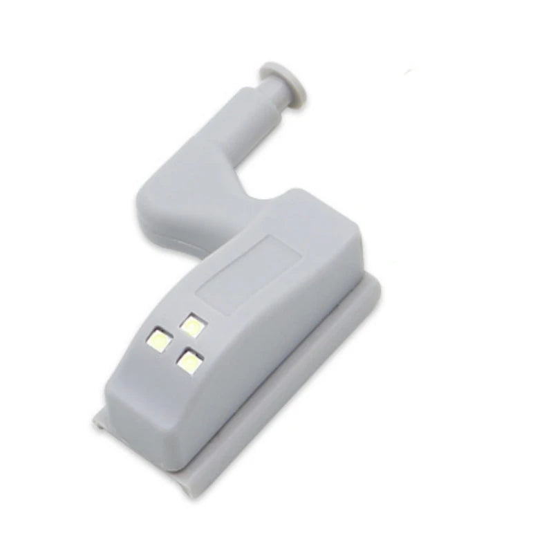 10-1PC LED Inner Hinge Lamp No Battery Under Cabinet Lights Wardrobe Cupboard Sensor Lights Bedroom Kitchen Closet Night Lamp