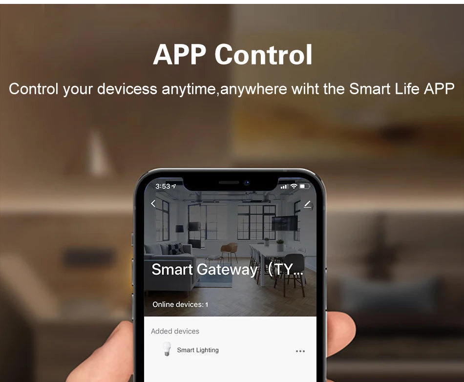 Tuya ZigBee 3.0 Smart Zigbee Hub Wired Gateway Bridge with Network Cable Smart Life Remote Control Works with Alexa Google Home