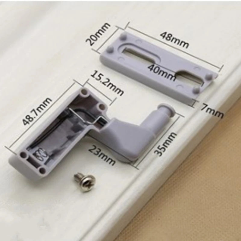 10-1PC LED Inner Hinge Lamp No Battery Under Cabinet Lights Wardrobe Cupboard Sensor Lights Bedroom Kitchen Closet Night Lamp