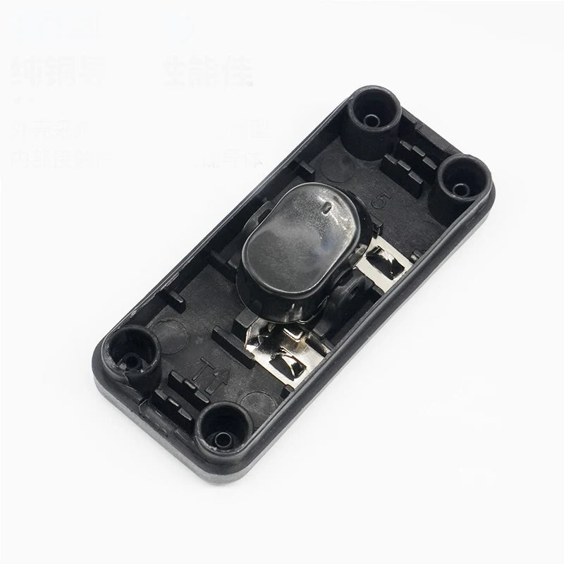 5 Pcs/lot Practical Classic Black Inline ON/OFF Table Lamp Desk Light Cord Cable Switches Electrical Accessories