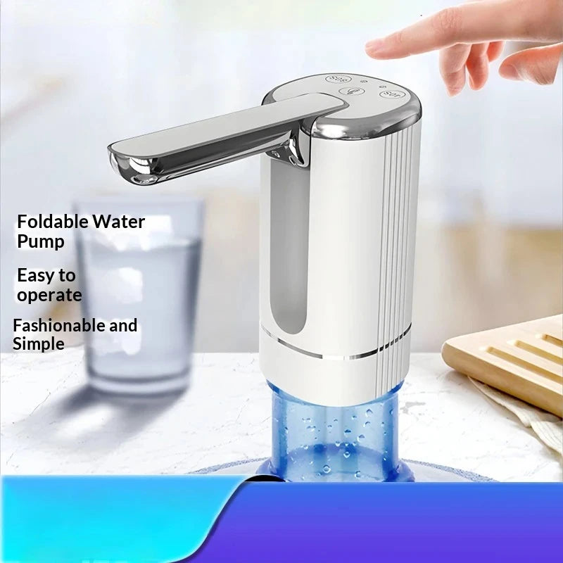Electric Folding Water Pump Bucket Automatic Water Dispenser Small Portable Outlet For Home Kitchen Drinking Bottle