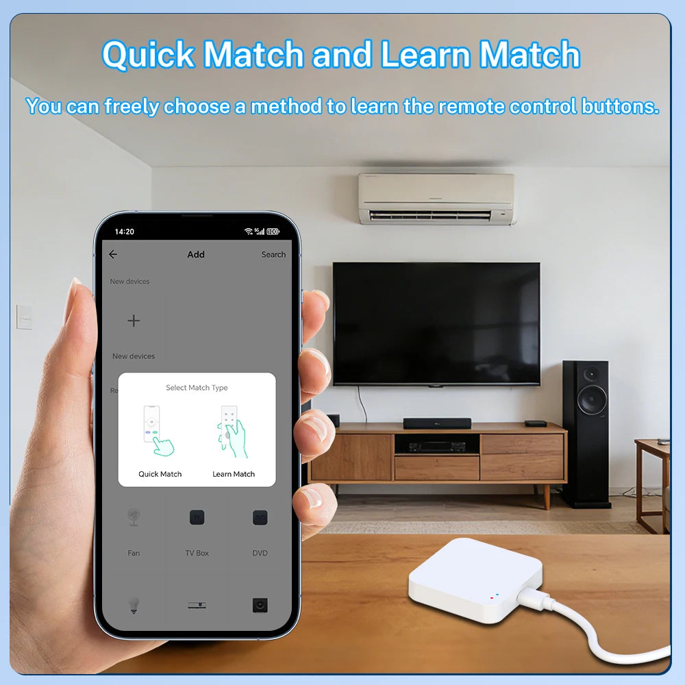 Tuya Zigbee 3.0 Gateway IR Remote Control Hub WiFi Mesh Bridge Smart Life App Compatible with Alexa Google Home