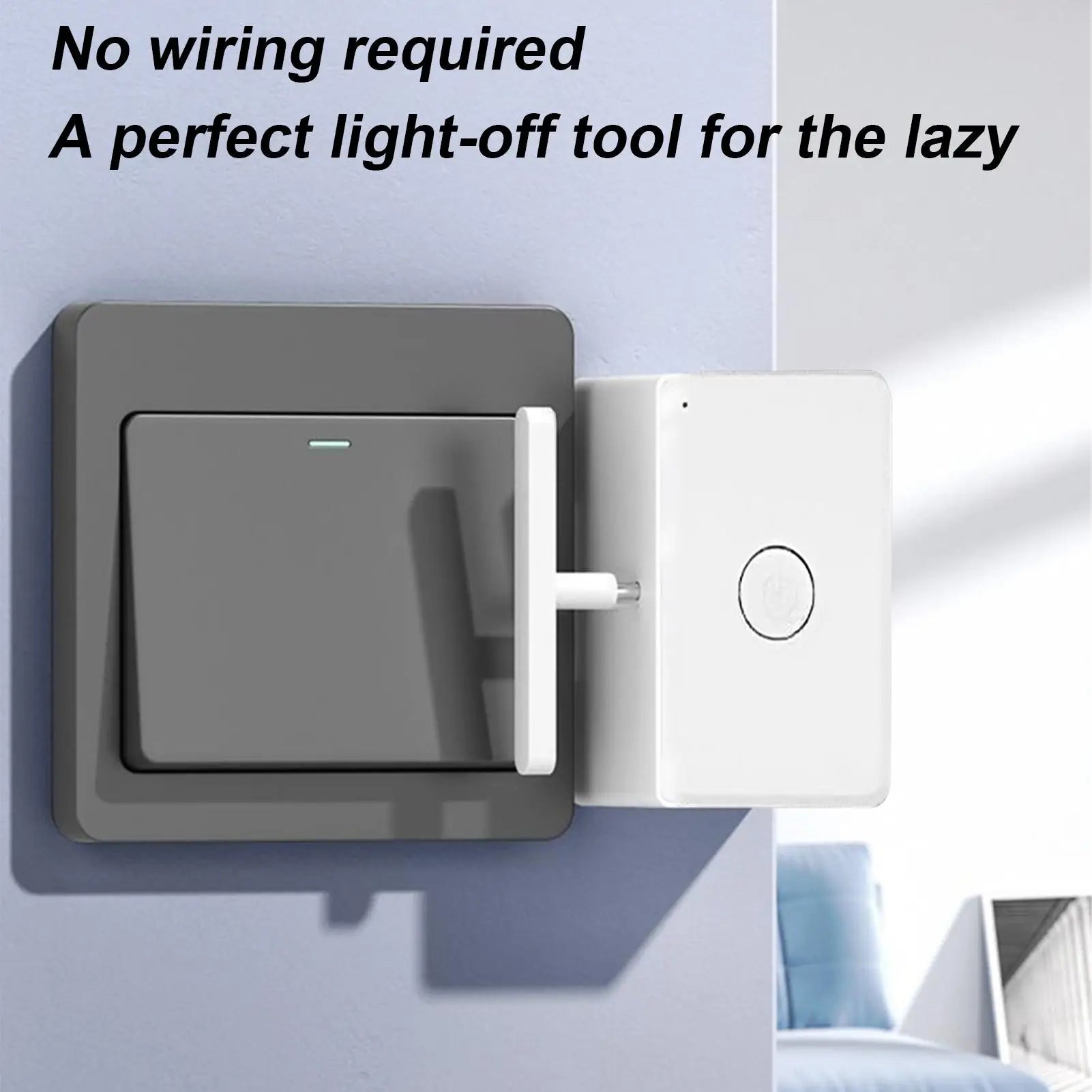 Smart Home Button Wireless Smart Buttons No Wiring Required 10 Meters Remote Control Light for Door Wall Dormitory Fan Home
