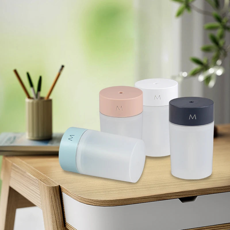 USB Aroma Diffuser Desktop Essential Oil Diffuser 260ml Mini Car Air Humidifier Home Mist Maker Sprayer with LED Night Lights
