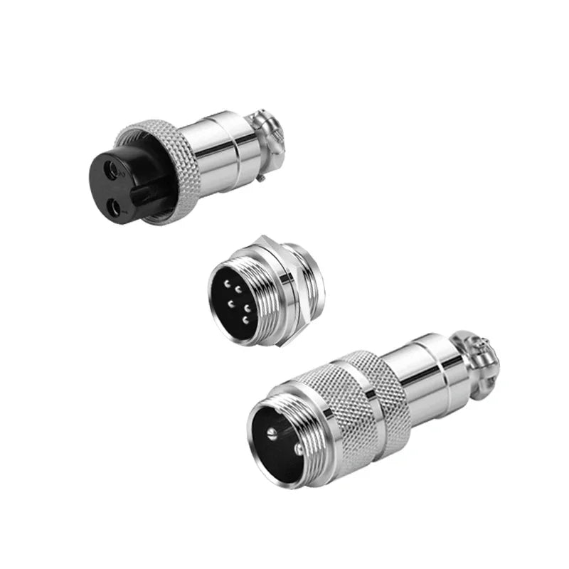 10 sets GX16 metal aviation socket 2/3/4/5/6/7/8/9/10pin electric cable terminal fixed type and butt mobile type Female&male
