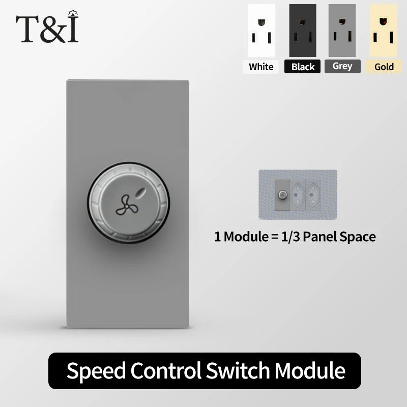 DIY Modular Tempered Glass Wall Plate2x4inch NEMA 5-15R Duplex Outlet US EU Italy Chile Interchangeable Electrical Socket Module