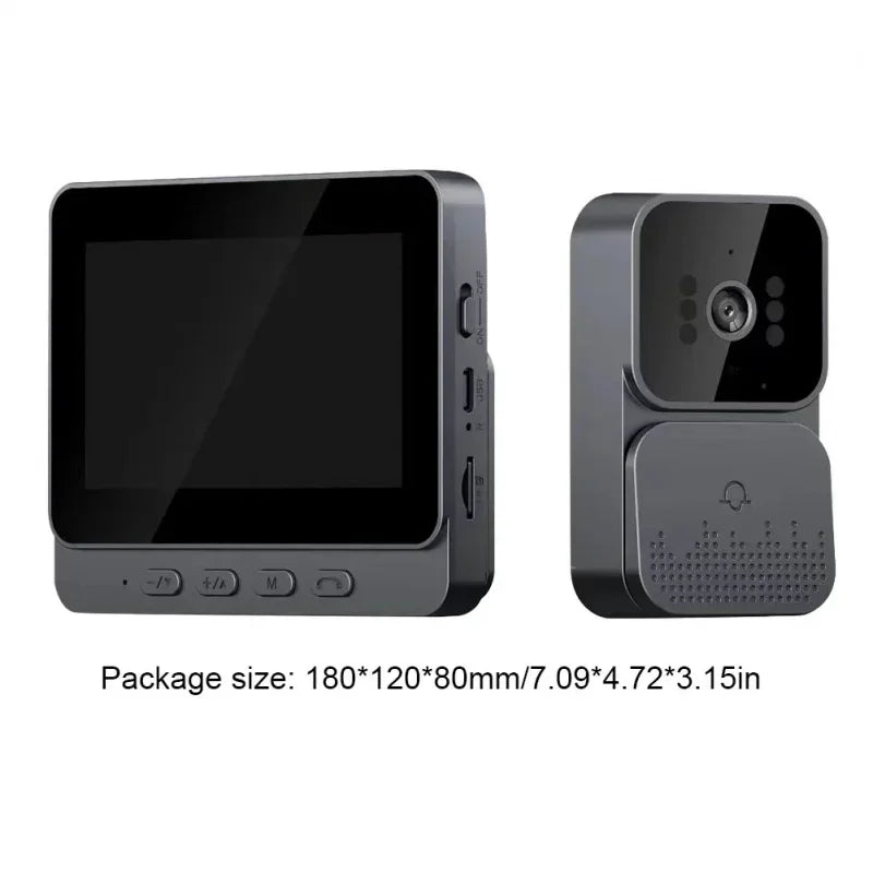Smart WiFi 2.4G Wireless Doorbells Video Intercom Camera Inteligente Night Vision 4.3inch HD Screen For Security Home Apartment