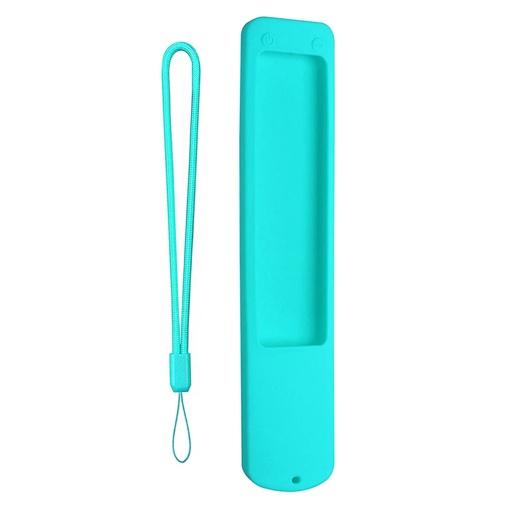 Silicone Case for Xiaomi Ultra HD 4K QLED TV Q2 50" 55" 65" Protective Cover Anti-Drop Protective Sleeve with Anti-lost Lanyard