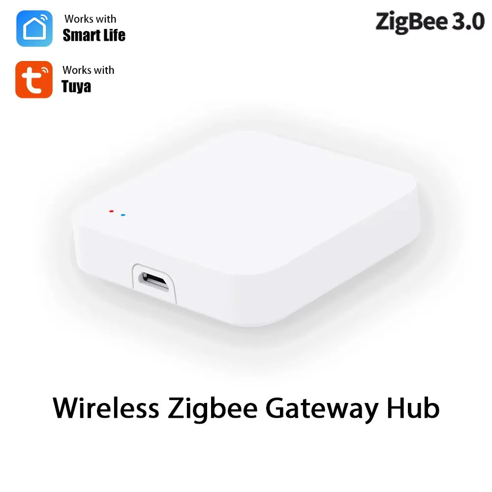 Tuya Zigbee 3.0 Gateway IR Remote Control Hub WiFi Mesh Bridge Smart Life App Compatible with Alexa Google Home