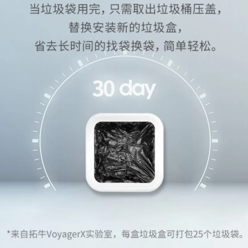 New TOWNEW T1 and T3 Durable Garbage Bags | Refill Ring for Smart Kitchen Trash Cans