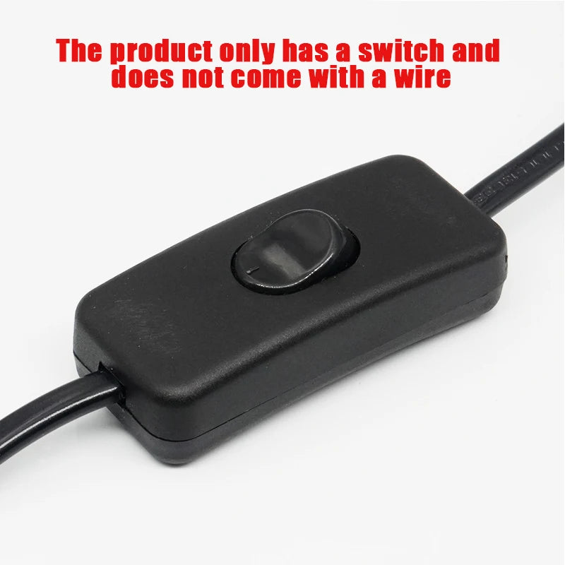 5 Pcs/lot Practical Classic Black Inline ON/OFF Table Lamp Desk Light Cord Cable Switches Electrical Accessories