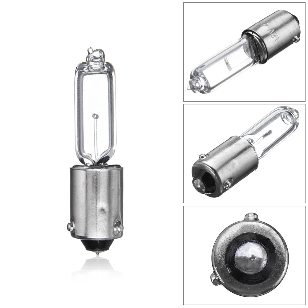 12V Car Halogen Brake Indicator Signal Lamp BAY9S H21W Car Light Bulb Quartz Glass Halogen Clearance Lights 250LM