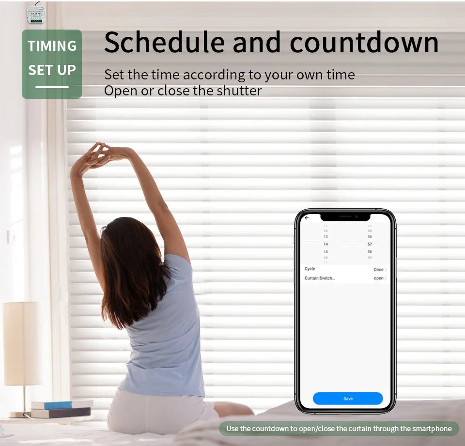 Tuya WiFi Smart Curtain Switch Controller Shutter Shutter Motor Control Smart Life APP Control Alexa Google Home Voice Control