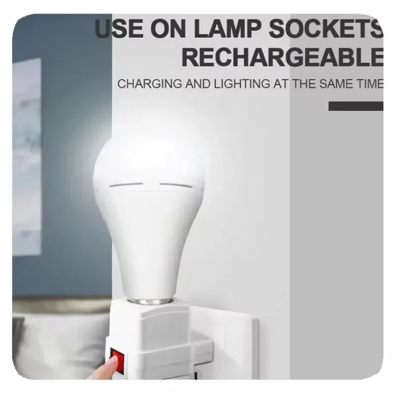 Emergency LED Light Bulb E27 7w 9w 12w 15w Rechargeable 1200mAh Battery 85-265V 110V 220V for Camping Tent Lamp Outdoor Lighting
