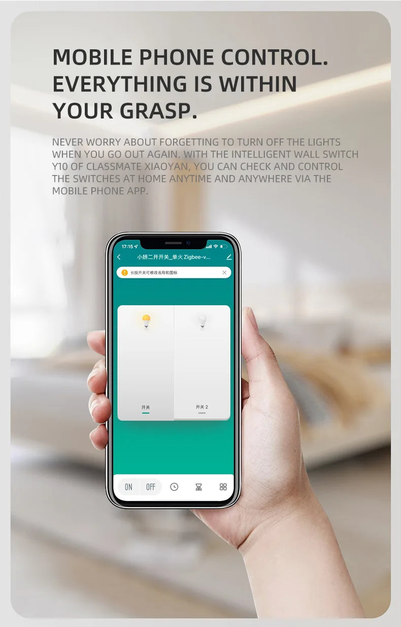 Tuya Smart WiFi Smart Light Switches glass panel No Neutral Wire No capacitor required Remote control Support Alexa Google Home