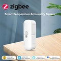 Smart ZigBee Temperature And Humidity Sensor App Monitoring Indoor Mini Hygrometer Thermometer Works With Alexa Home Assistant