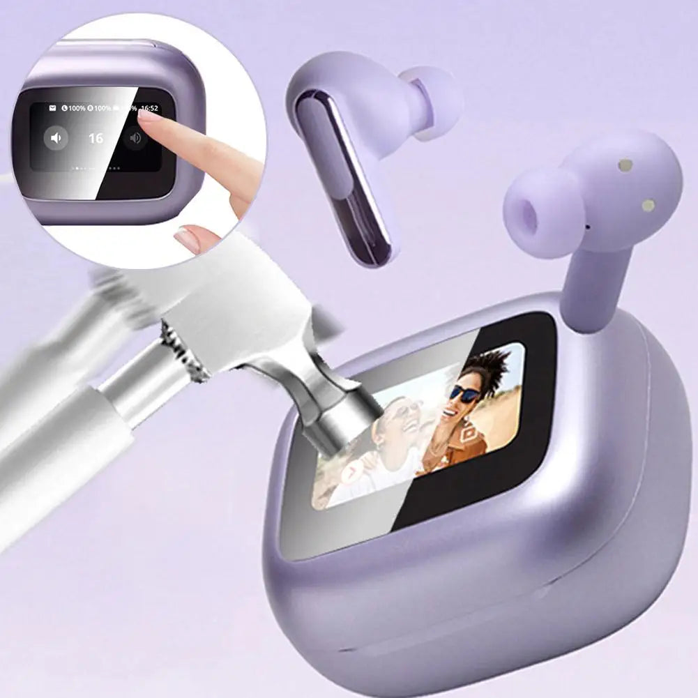 9H High-definition Explosion-proof Soft Film For JBL Live Beam 3 LCD Screen Intelligent Bluetooth Earphone Film Screen