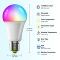 WiFi E27 Smart Dimmable Bulb RGBCW Colorful 220V LED Light App Adjust Bluetooth Support Alexa Google Home Voice Control