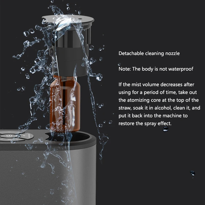 Waterless Aroma Diffuser Aromatherapy Essential Oil Diffuser USB Aluminum Scent Nebulizer Diffuser Air Humidifier For Home Hotel